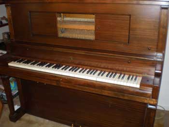 1923 Aeolian Player Piano with Roll Panels Open