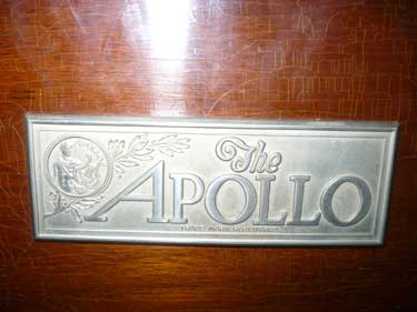 The Apollo Grand Piano Name Plate