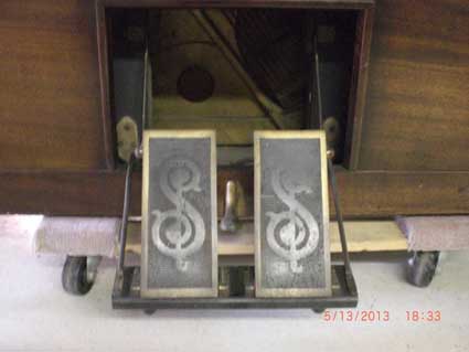 Old Pump Action Player Pianos Had 2 Pedals Similar to a Reed Organ