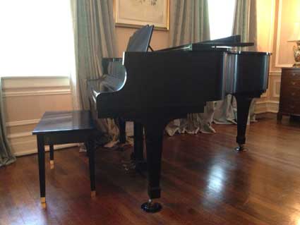 Beautiful Ebony Kawai Grand Piano For Sale
