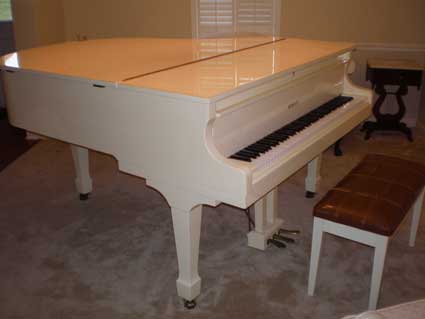 Beautiful White Baby Grand Piano in Cordova Tn